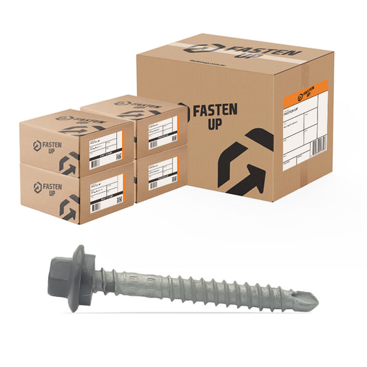Woodland Grey Roofing Zip Screws M6.2 11x50mm - Carton 1000