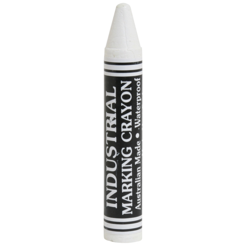 Dy-Mark Leviathan Industrial Crayons - White - Box of 12