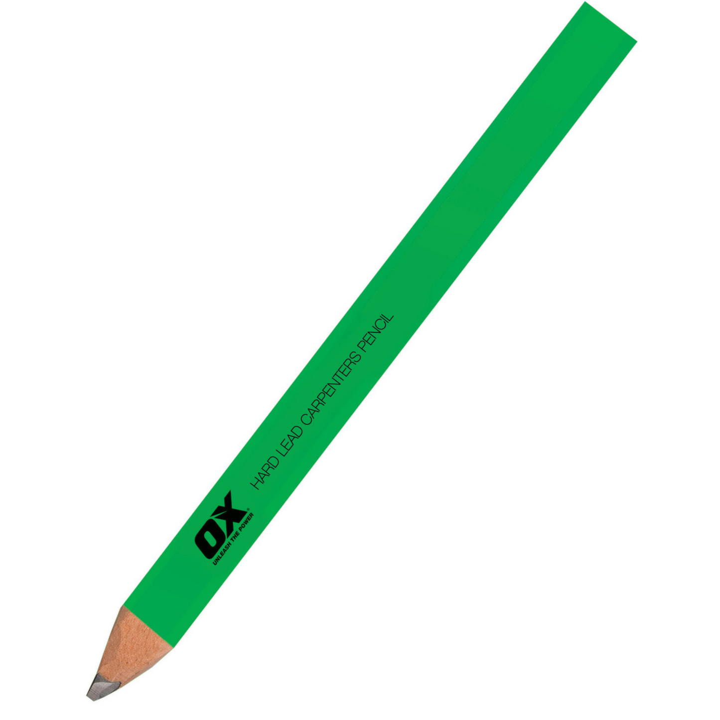 OX Trade Hard Green Carpenters Pencils - 10 pack