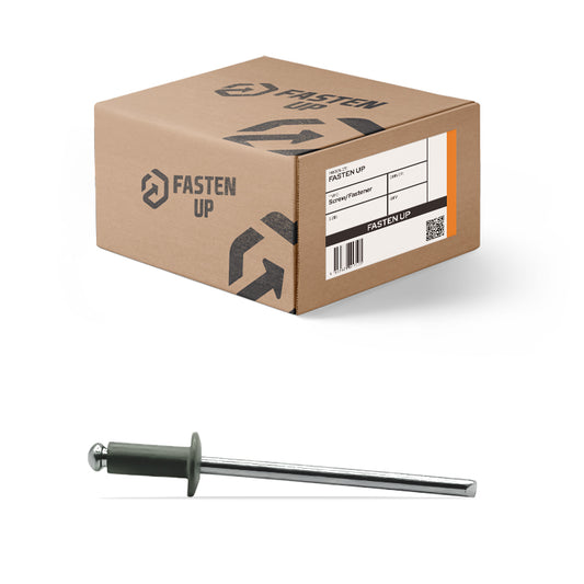 #43 Dome Head Rivet - Windspray Grey - Box 1000