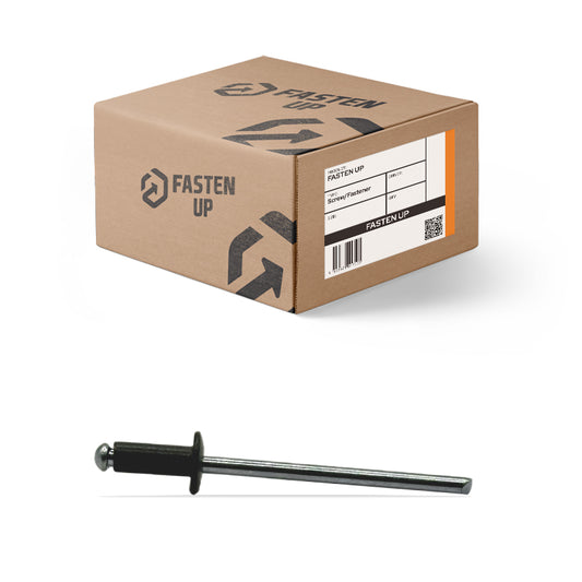 #43 Dome Head Rivet - Woodland Grey - Box 1000