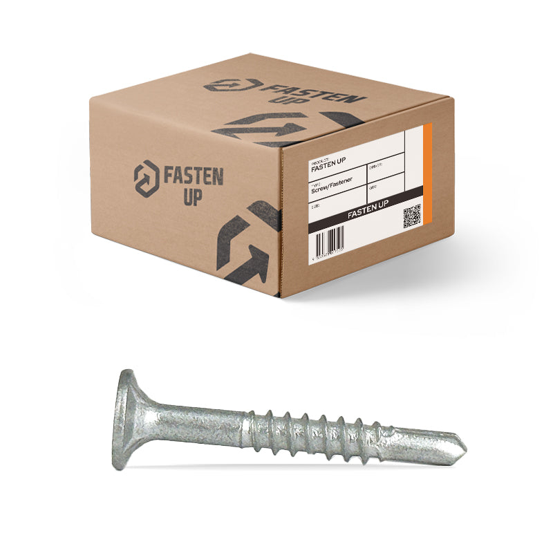 14G x 50mm Metal Drilling Batten Screws GAL - Box 500