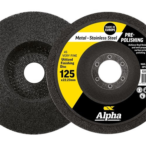 Alpha Unitized Finishing Disc 125mm 4S Very Fine - Each