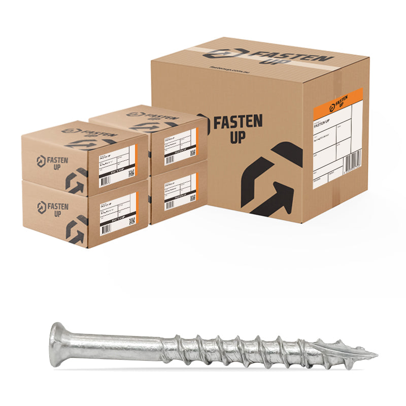 8G x 50mm Trimhead 304 Stainless Decking Screws - Bulk Carton 2000