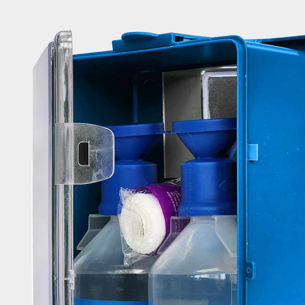 FastAid Focus Emergency Eyewash Station, Plastic Wall Mount