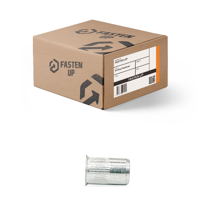 M6 x 16 Nutsert Aluminium - Box 100