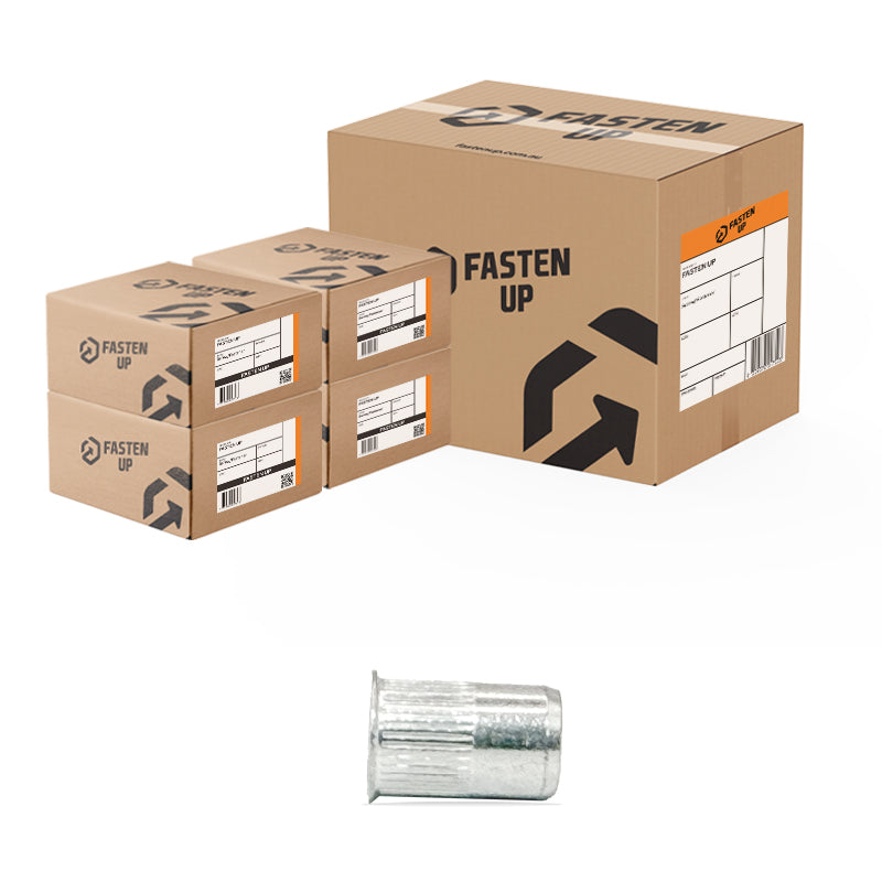 M10 x 19 Nutsert Aluminium - Carton 1000