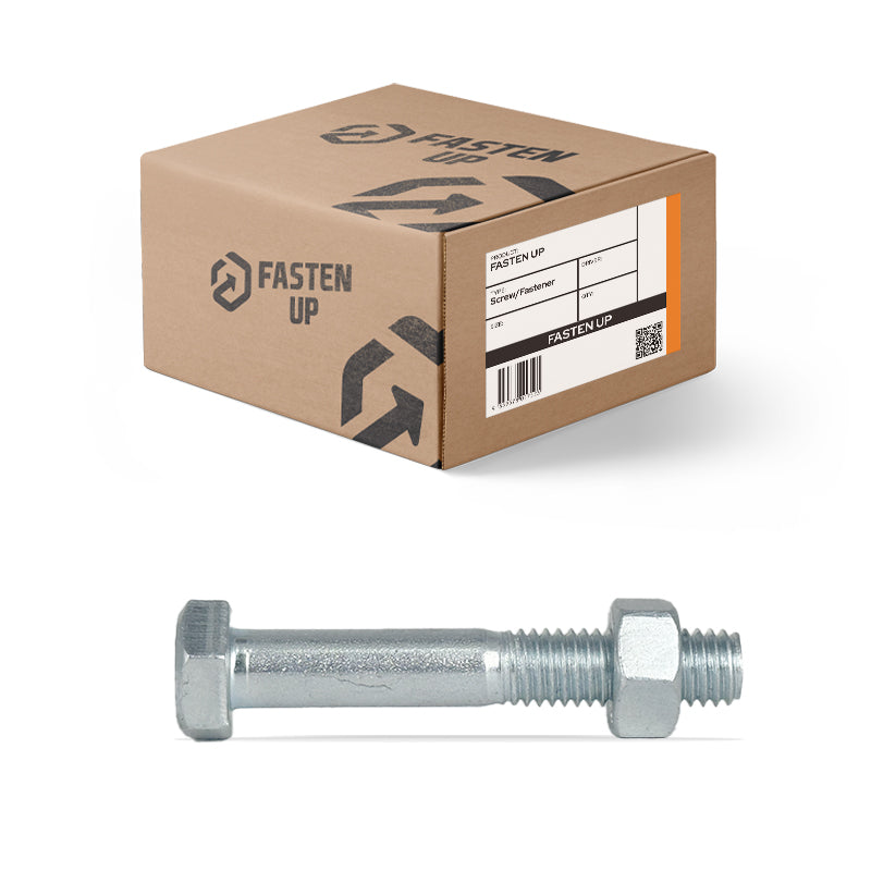 M6 x 40mm Hex Bolt & Nut Kit Zinc - Box 100