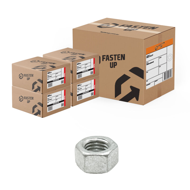M10 Hex Nuts Grade 8 Galvanised Carton 800