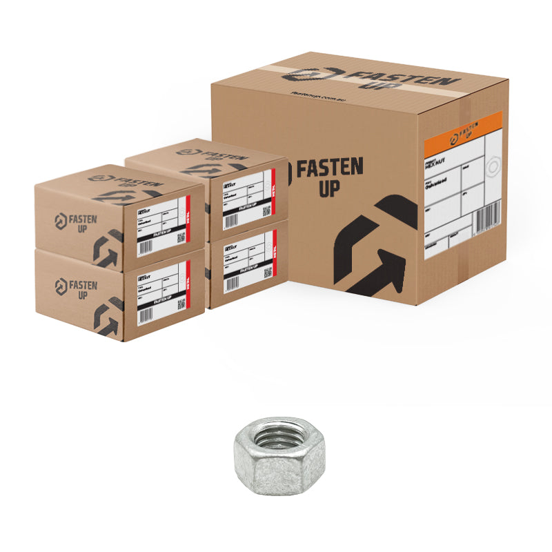 M20 Hex Nuts Grade 8 Galvanised Carton 200