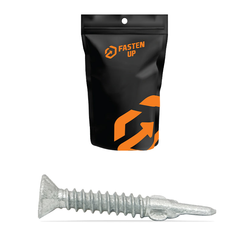 10G x 45mm Metal Wing Tip Decking Screws - Pack 100