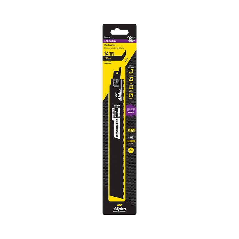 Destructor Demolition - Metal - 150mm Recip Blade - 2 pack