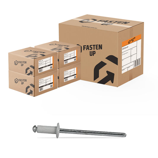 #43 Dome Head Rivet - Shale Grey - Carton 8000