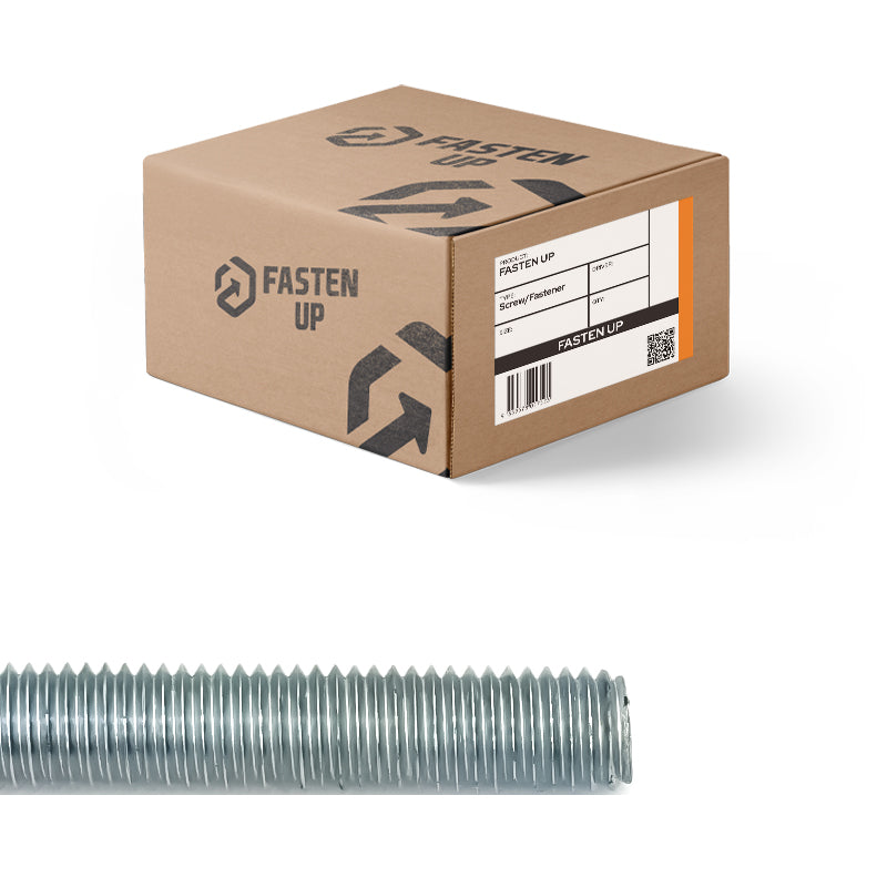 M12 x 1m All Threaded Rod Zinc - Box 20