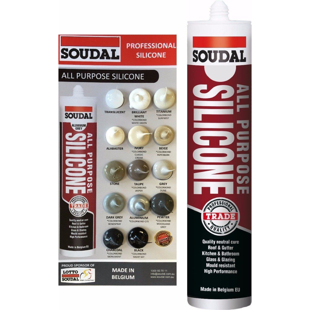 Soudal Trade All Purpose Silicon Grey Dune 300ml