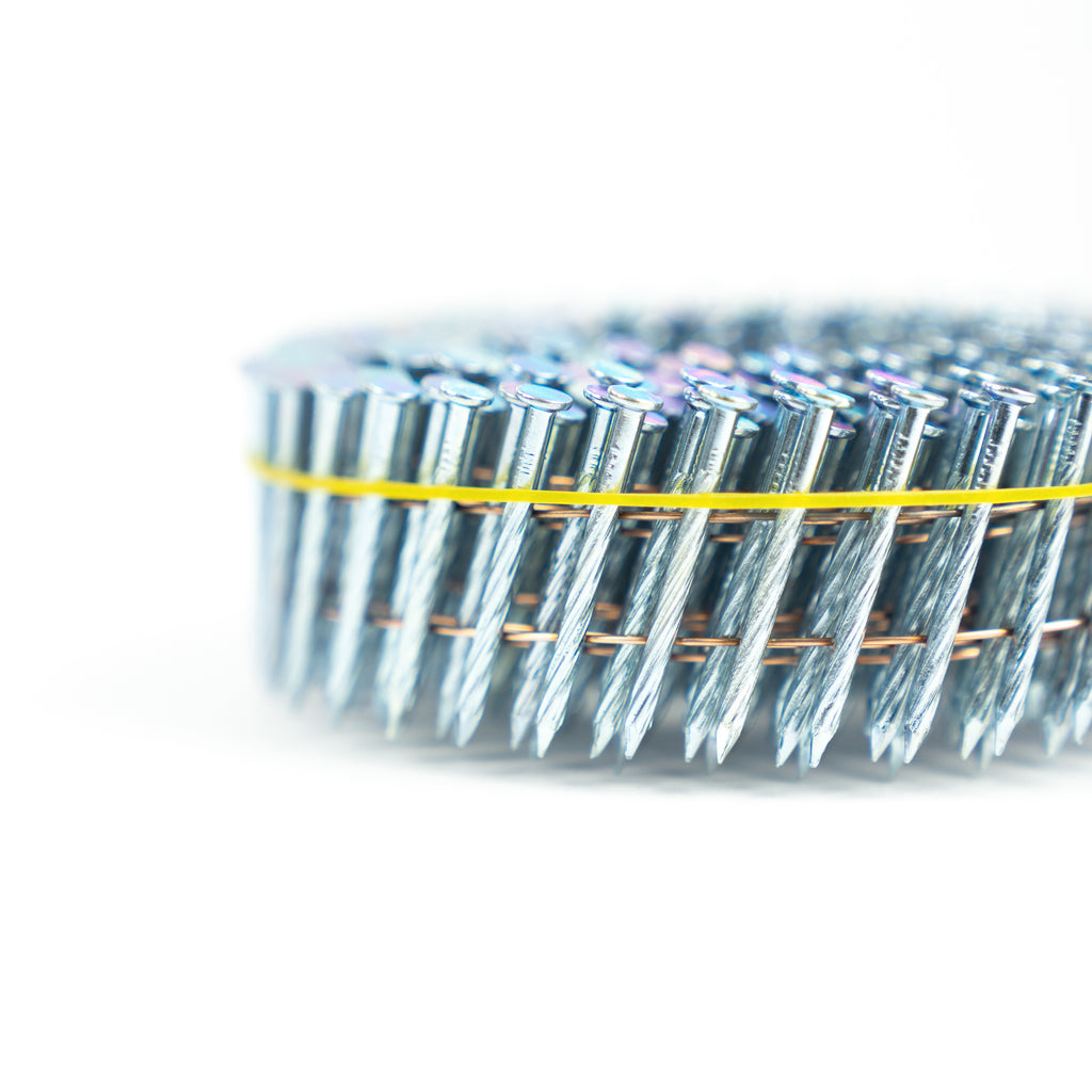 Coil Nails 15° x 2.5 x 35mm Hardened Steel – Screw Shank [6000]