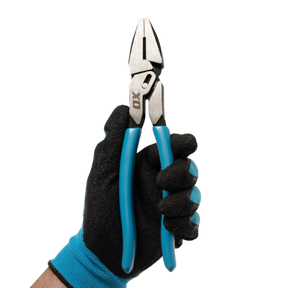 OX Pro 9″ MaxForce Linesman Pliers