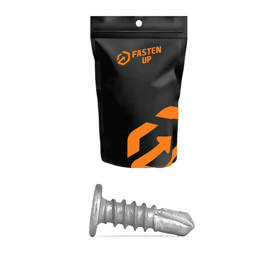 10G x 16mm Flat Head Metal Tek GAL - Pack 100
