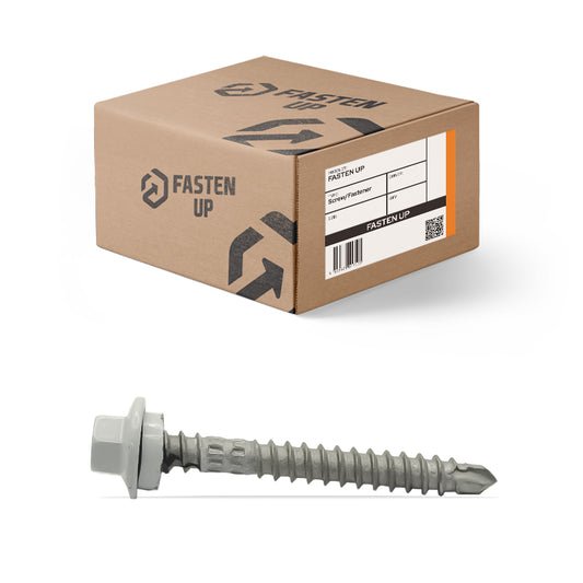 Shale Grey Roofing Zip Screws M6.2 11x50mm - Box 500