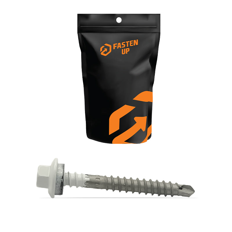 Surfmist Roofing Zip Screws M6.2 11x50mm - Pack 100