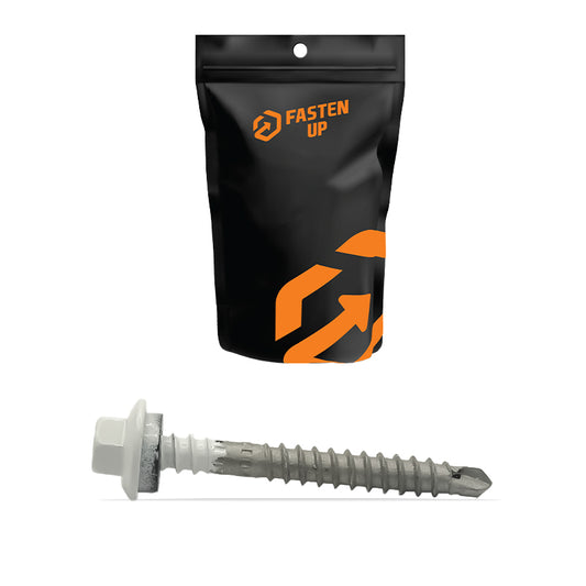 Surfmist Roofing Zip Screws M6.2 11x50mm - Pack 100