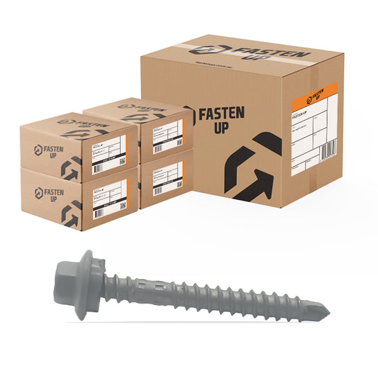Colorbond Roofing Zip Screws - Wallaby - 11g x 50mm - Carton 1000