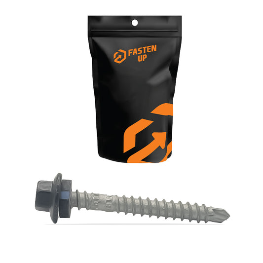 Monument Roofing Zip Screws M6.2 11x50mm - Pack 100