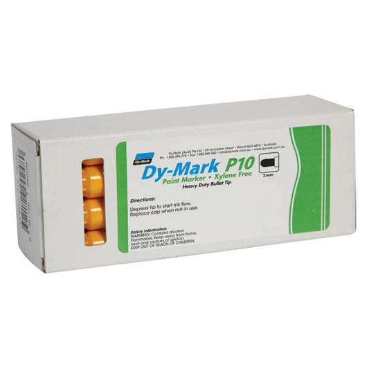 Dy-Mark P10 Paint Marker - Yellow - Box of 12