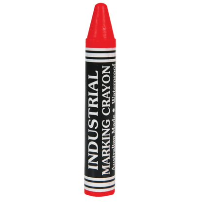 Dy-Mark Leviathan Industrial Crayons - Bright Red - Box of 12