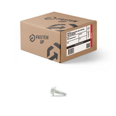 12G x 20mm Hex Metal Tek Screws GAL - Box 250