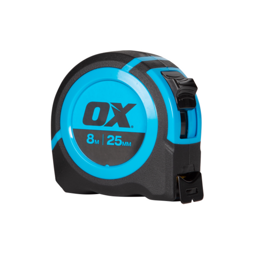 OX 8M Nylon Coated Compact Tape Measure