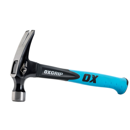 OX Trade 20oz Claw Fiberglass Trade Hammer