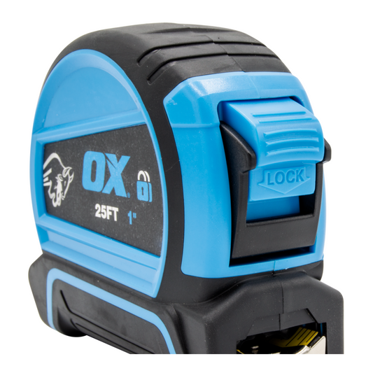 OX Trade Double Locking Tape Measure – 8m