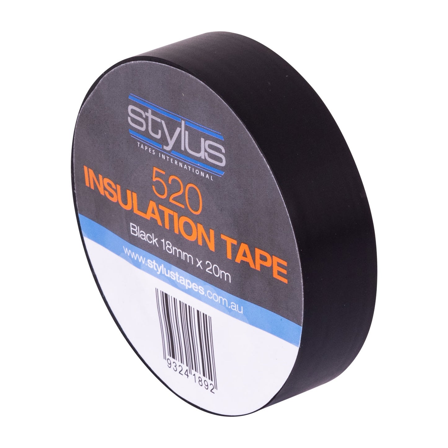 Stylus 520 Electrical Insulation - Black Tape - 18mm x 20m