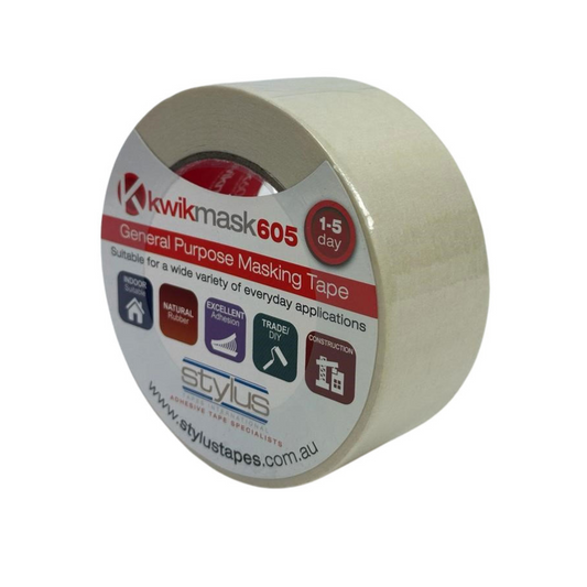 Kwikmask 605 General Purpose Masking Tape - 36mm x 50m