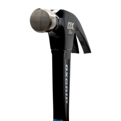 OX Trade 20oz Claw Fiberglass Trade Hammer