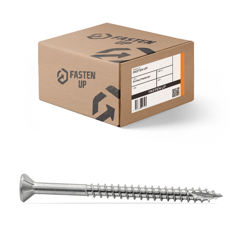 10G x 50mm 316 Stainless Decking Screws - Box 500