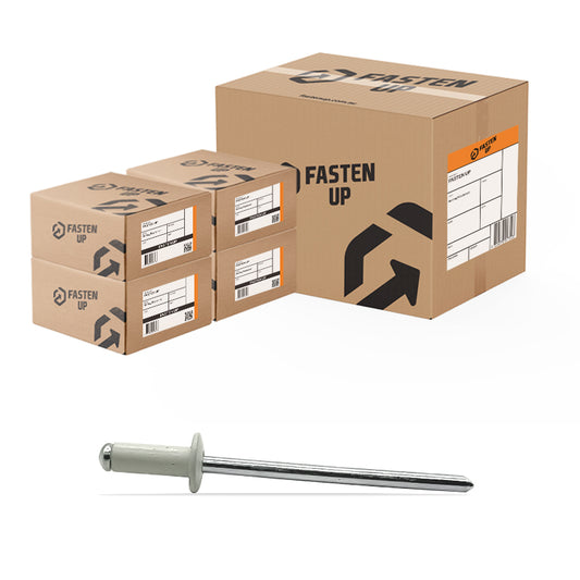 #43 Dome Head Rivet - Surfmist - Carton 8000