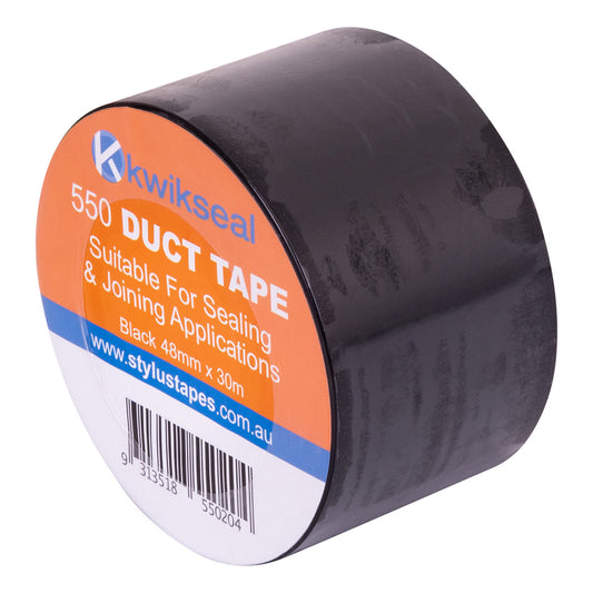 Kwikseal 550 Black Duct Tape - 48mm x 30m