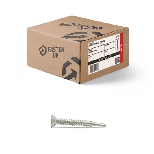 10G x 45mm Wing Tip Screws GAL - Box 500