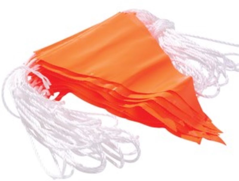 Maxisafe Orange Bunting Flag Line