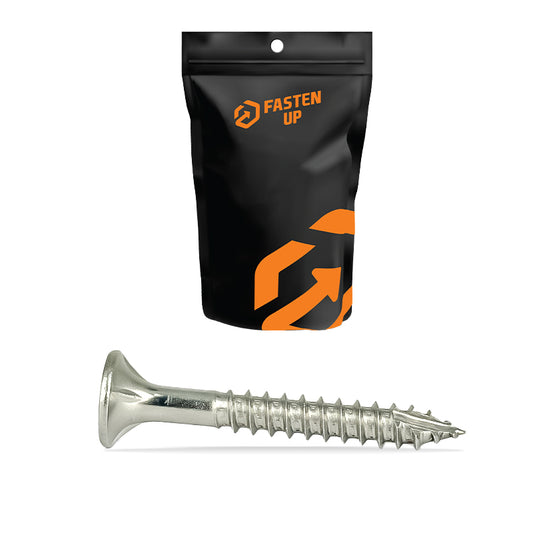 14G x 150mm Bugle Batten Screws 304 Stainless - Pack 25