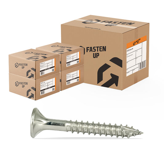 14G x 50mm Bugle Batten Screws 316 Stainless - Carton 1000
