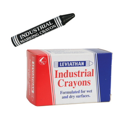 Dy-Mark Leviathan Industrial Crayons - Black - Box 12