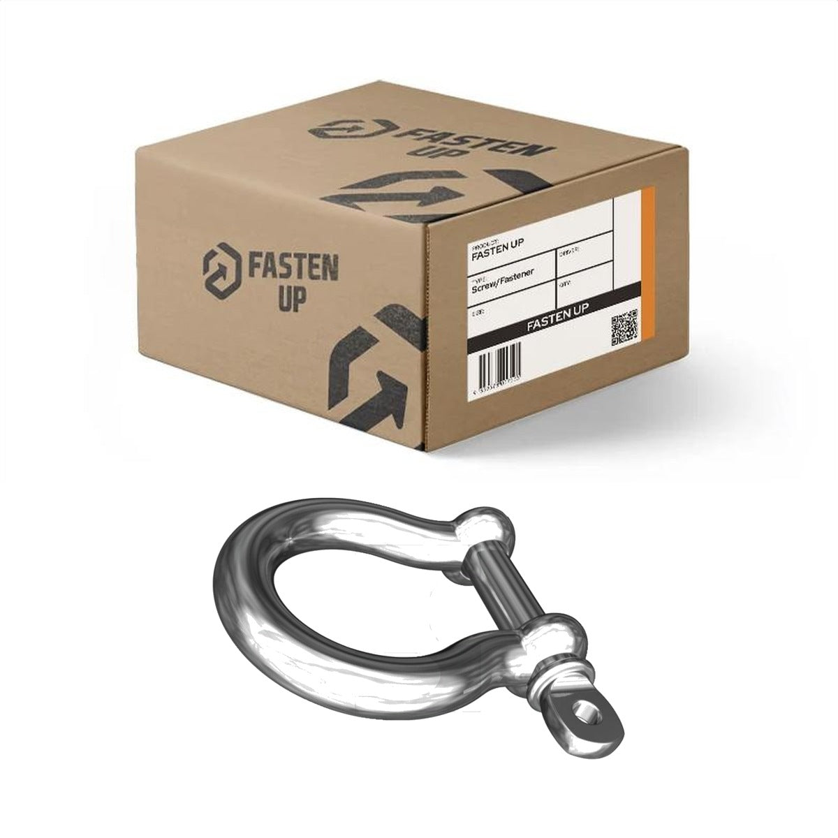 316 Bow Shackle M6 x 24 - Box 10