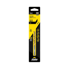 Alpha 6mm Jobber Drill Bit  - Gold Series