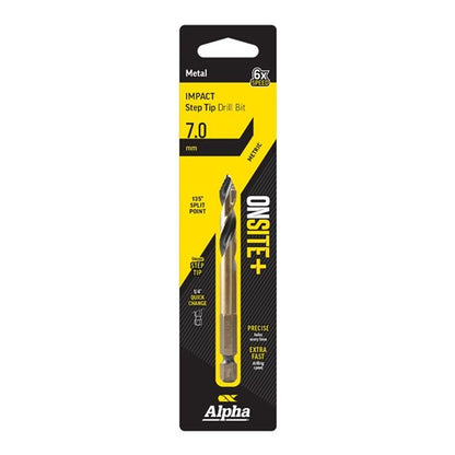 Alpha Onsite Plus Impact Step Tip Drill Bit 7.0mm