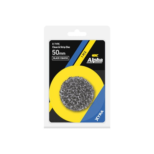 Alpha Clean & Strip Disc R Type 50mm Black Coarse XTRA - Each