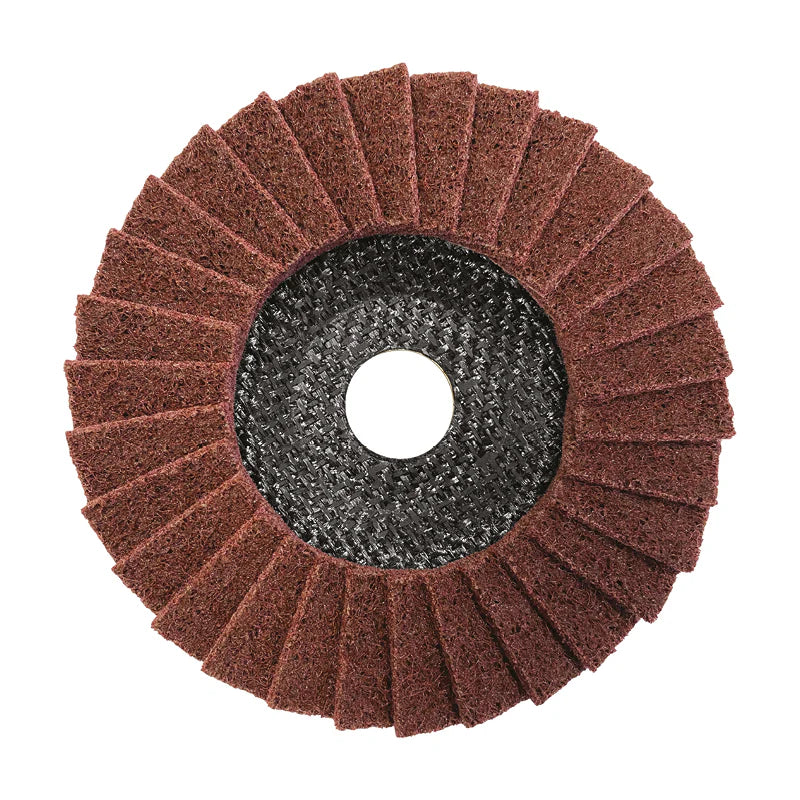Alpha Flap Disc Surface Finishing 125mm Medium Maroon SCM- Each
