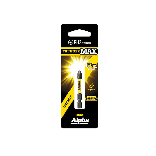 ThunderMax PH2 x 50mm Impact Power Bit